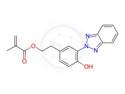 Chemical structure of 2-[2-Hydroxy-5-[2-(methacryloyloxy)ethyl]phenyl]-2H-benzotriazole