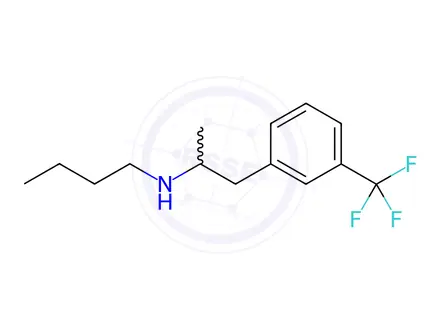 Chemical structure of N-(1-(3-(Trifluoromethyl)Phenyl)Propan-2-Yl)Butan-1-Am