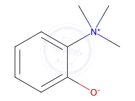 Chemical structure of N,N,N-Trimethyl-2-oxylatobenzenaminium