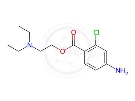 Chemical structure of Chloroprocaine