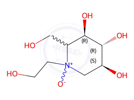 Chemical structure of Miglitol Impurity 8