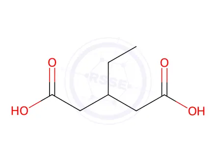 Chemical structure of 3-Ethylpentanedioic acid