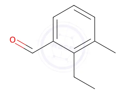 Chemical structure of Benzaldehyde, 2-ethyl-3-methyl-(9CI)