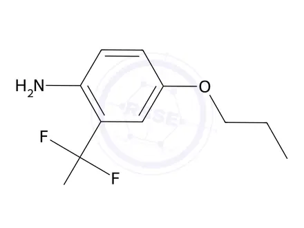 Chemical structure of 4-Propoxy-2-(trifluoromethyl)phenylamine