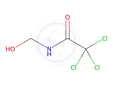 Chemical structure of N-HYDROXYMETHYLTRICHLOROACETAMIDE