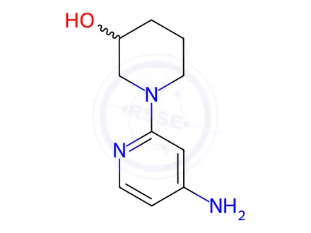 Chemical structure of 1-(4-Aminopyridin-2-yl)piperidin-3-ol