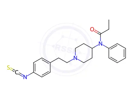 Chemical structure of Fentanyl isothiocyanate