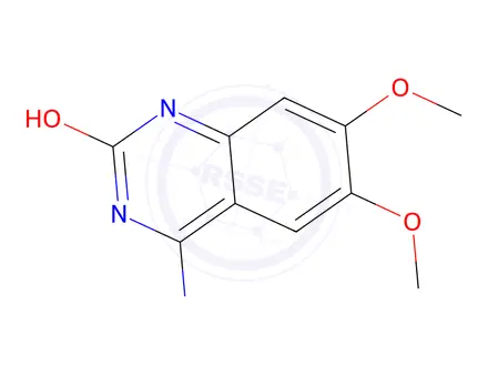 Chemical structure of 4-amino-6,7-dimethoxyquinazolin-2-ol