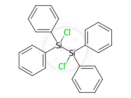 Chemical structure of 1,2-Dichloro-1,1,2,2-tetraphenyldisilane