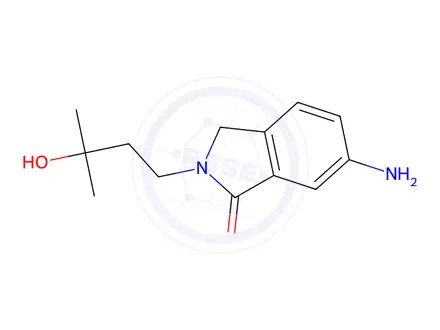 Chemical structure of 6-Amino-2-(3-hydroxy-3-methylbutyl)-2,3-dihydro-1h-isoindol-1-one
