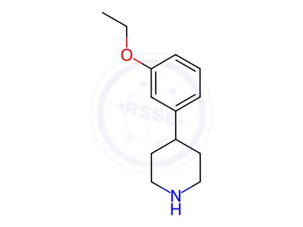 Chemical structure of 4-(3-Ethoxyphenyl)piperidine