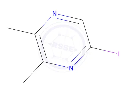 Chemical structure of 5-Iodo-2,3-dimethylpyrazine