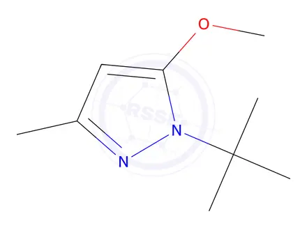 Chemical structure of 1-tert-butyl-5-methoxy-3-methyl-1H-pyrazole