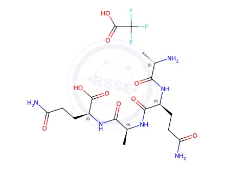 Chemical structure of Alanyl Glutamine Impurity 24 TFA Salt
