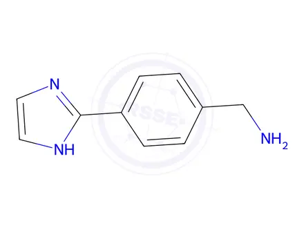 Chemical structure of (4-(1H-Imidazol-2-yl)phenyl)methanamine