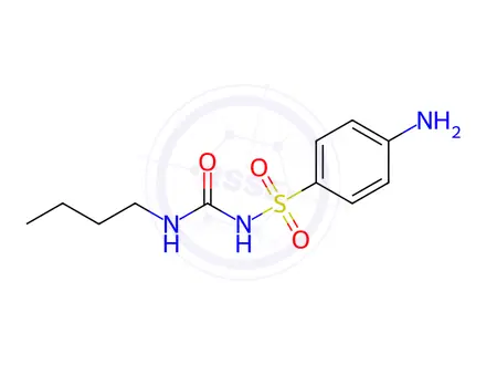 Chemical structure of Carbutamide