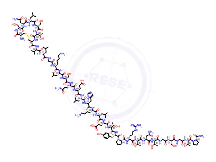 Chemical structure of [Glu]20-Calcitonin Salmon