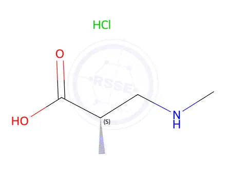 Chemical structure of β-Methylamino-L-alanine Hydrochloride