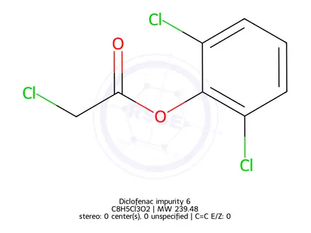 Chemical structure of Diclofenac Impurity 6