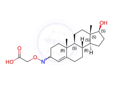 Chemical structure of Testosterone Impurity 17