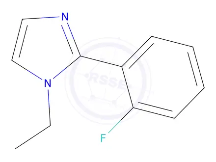 Chemical structure of 1-Ethyl-2-(2-fluoro-phenyl)-1h-imidazole