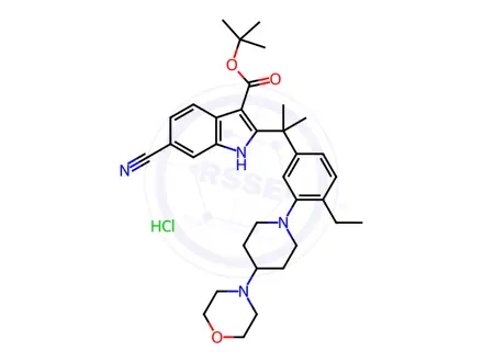 Chemical structure of Alectinib Impurity 8(Hydrochloride)