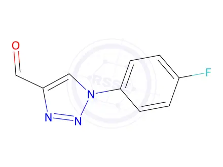 Chemical structure of 1-(4-Fluorophenyl)-1h-1,2,3-triazole-4-carbaldehyde