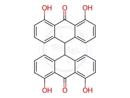 Chemical structure of Dithranol Impurity 3 (Dithranol EP Impurity C)