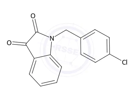 Chemical structure of 1-(4-Chlorobenzyl)-1h-indole-2,3-dione