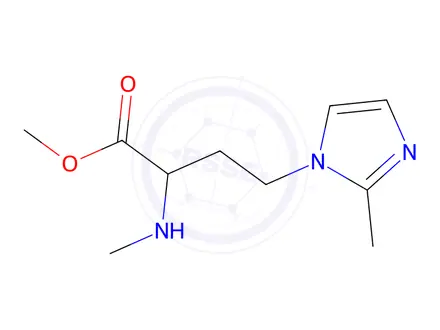 Chemical structure of Methyl 4-(2-methyl-1h-imidazol-1-yl)-2-(methylamino)butanoate