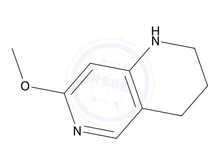 Chemical structure of 7-Methoxy-1,2,3,4-tetrahydro-1,6-naphthyridine