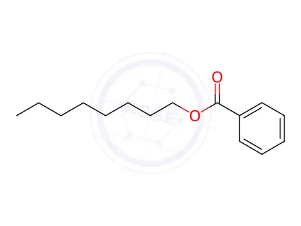 Chemical structure of Octyl Benzoate