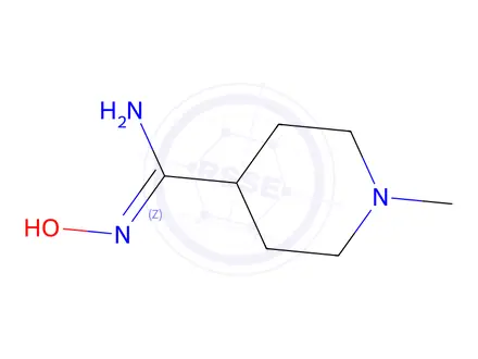 Chemical structure of n-Hydroxy-1-methylpiperidine-4-carboximidamide