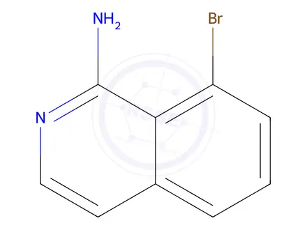 Chemical structure of 8-Bromoisoquinolin-1-amine