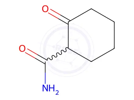 Chemical structure of 2-Oxocyclohexanecarboxamide