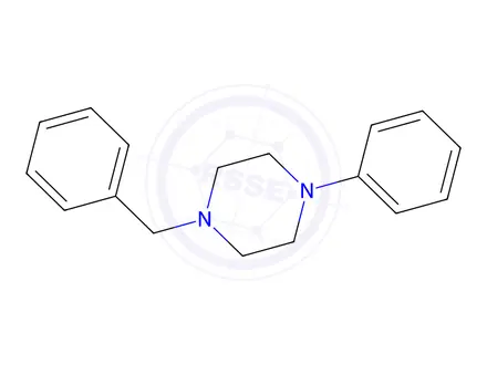 Chemical structure of 1-Benzyl-4-Phenylpiperazine