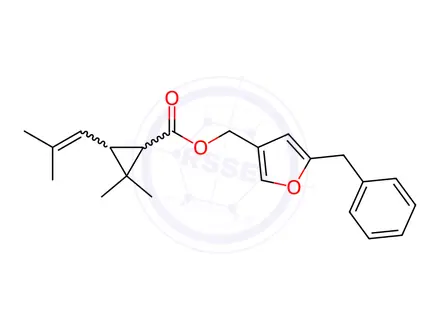 Chemical structure of Resmethrin
