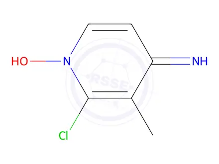 Chemical structure of 4-AMino-2-chloro-3-methylpyridin-1-ium-1-olate