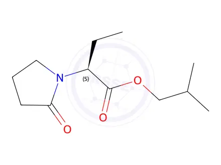 Chemical structure of Isobutyl (S)-2-(2-oxopyrrolidin-1-yl)butanoate