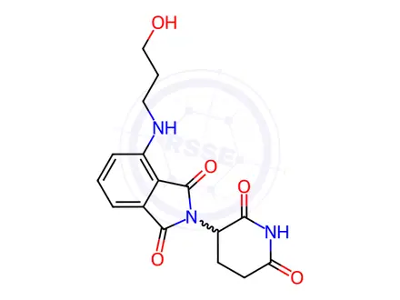 Chemical structure of Pomalidomide-C3-OH
