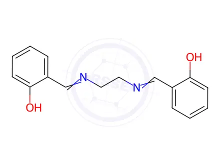 Chemical structure of N,N'-Bis(salicylidene)ethylenediamine