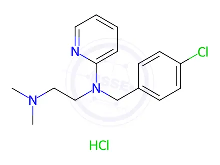 Chemical structure of Chloropyramine Hydrochloride