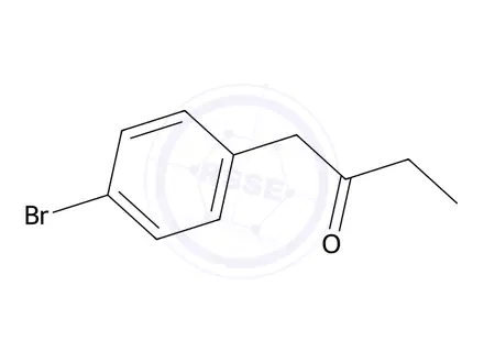 Chemical structure of 1-(4-bromophenyl)butan-2-one