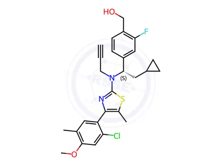 Chemical structure of Crinecerfont Impurity 3