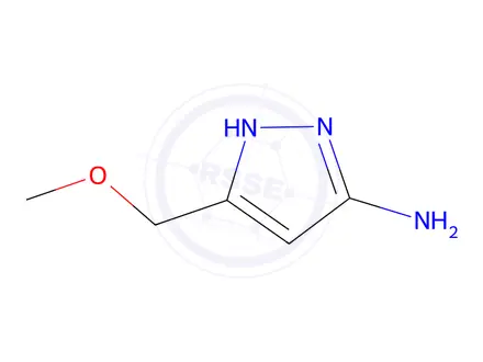 Chemical structure of 3-Amino-5-(methoxymethyl)-1H-pyrazole