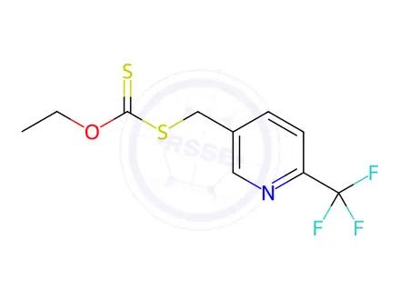 Chemical structure of O-Ethyl S-((6-(trifluoromethyl)pyridin-3-yl)methyl) carbonodithioate