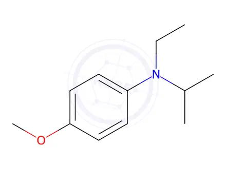 Chemical structure of N-ethyl-p-methoxy Phenyl Isopropyl amine