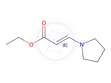 Chemical structure of (E)-Ethyl 3-(pyrrolidin-1-yl)acrylate
