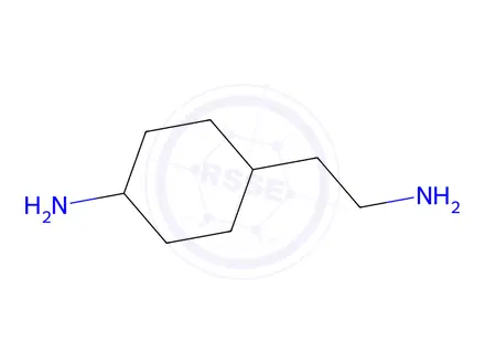 Chemical structure of 4-(2-AMinoethyl)cyclohexylaMine (cis-and trans-Mixture)