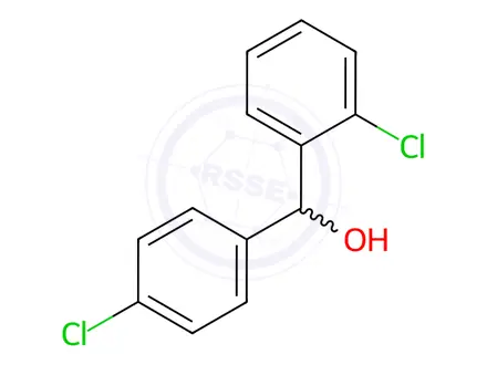 Chemical structure of (2-Chlorophenyl)(4-chlorophenyl)methanol